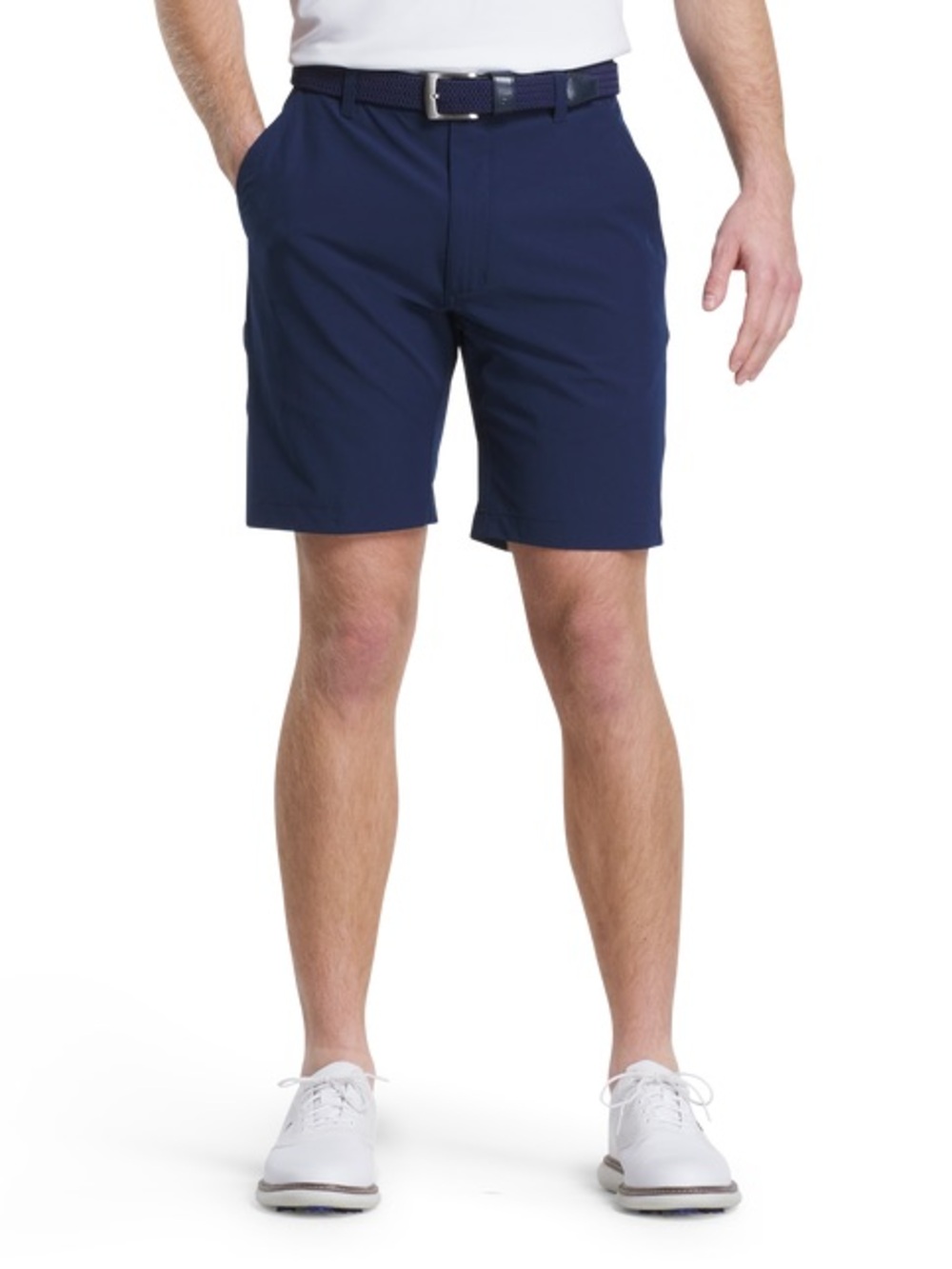 FootJoy FJ Performance Golf Shorts Navy Blue Stretch Waist W34